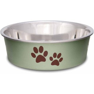 Loving Pets Bella Bowl Stainless Steel | Non-Slip Dog & Cat Bowl