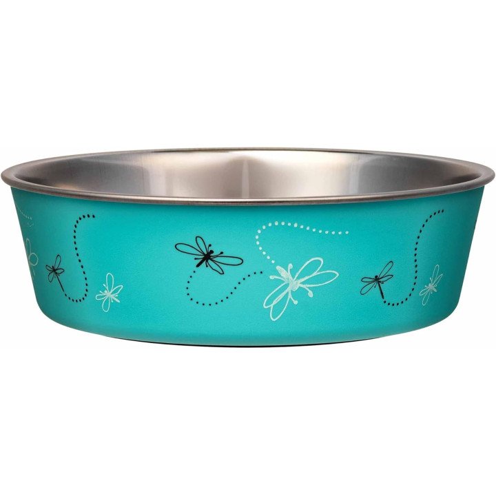 Loving Pets Bella Bowl Stainless Steel | Non-Slip Dog & Cat Bowl