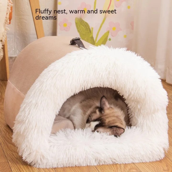 Portable Pet Nest  Autumn/Winter Comfort  Cozy & Insulating