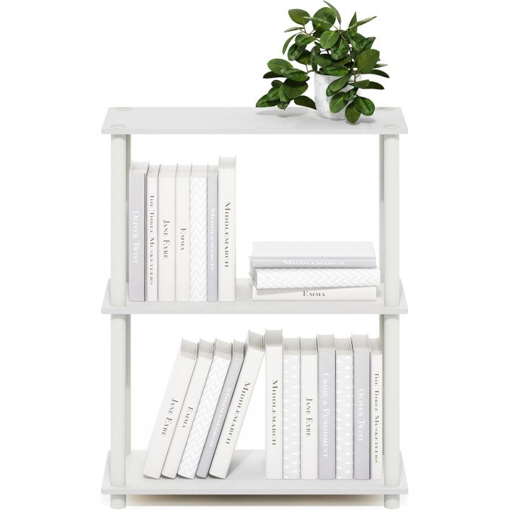 Furinno Turn-N-Tube 2-Tier Compact Shelf | Living Room Storage