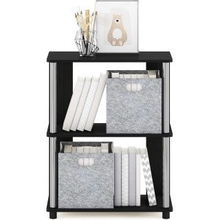 Furinno Turn-N-Tube 2-Tier Compact Shelf | Living Room Storage