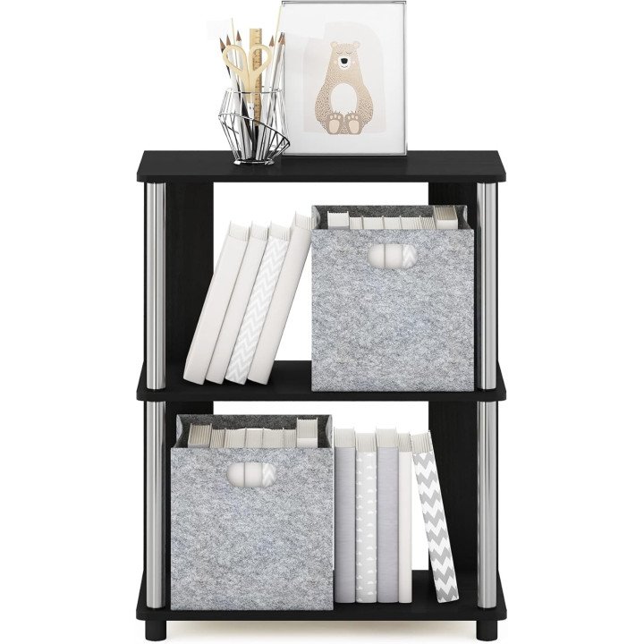 Furinno Turn-N-Tube 2-Tier Compact Shelf | Living Room Storage
