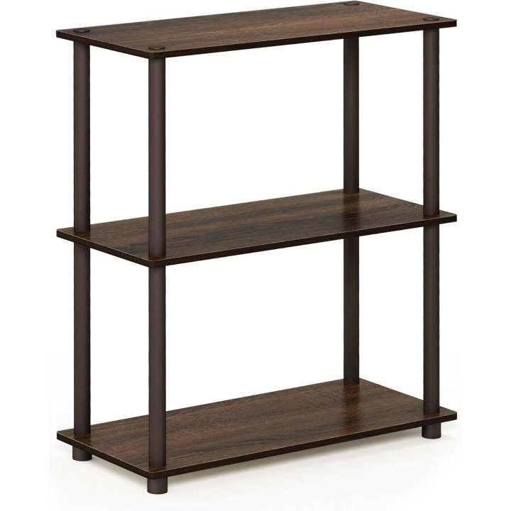 Furinno Turn-N-Tube 2-Tier Compact Shelf | Living Room Storage