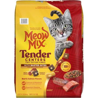 Meow Mix Tender Centers Chicken & Tuna Dry Cat Food – Complete Nutrition for Cats