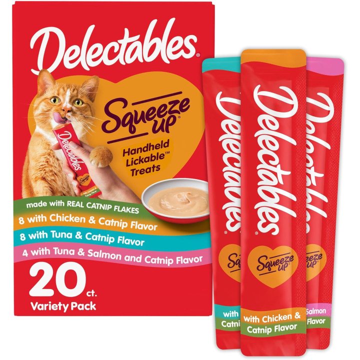 Hartz Delectables Squeeze Up – Interactive Liquid Cat Treats