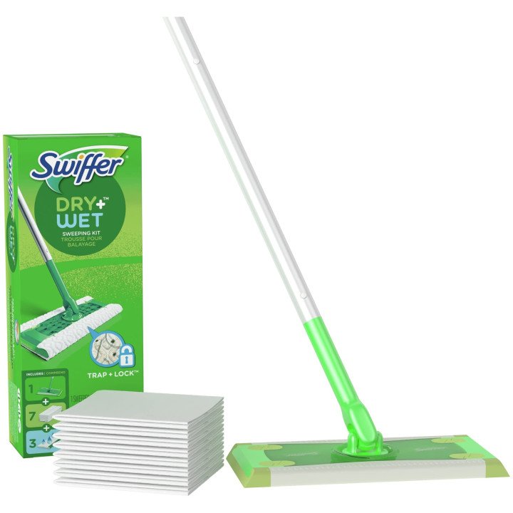 Swiffer Sweeper 2-in-1 | Multi-Surface Wet & Dry Floor Cleaning Kit