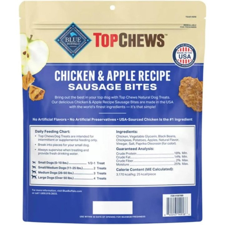 Nourriture Chien Poulet Pomme – Recette Naturelle 40oz