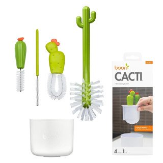 4-in-1 Cactus Bottle Brush – Baby Cleaning Kit