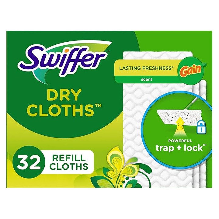 Swiffer Dry Floor Cloths – Fragrance-Free Cleaning Refill