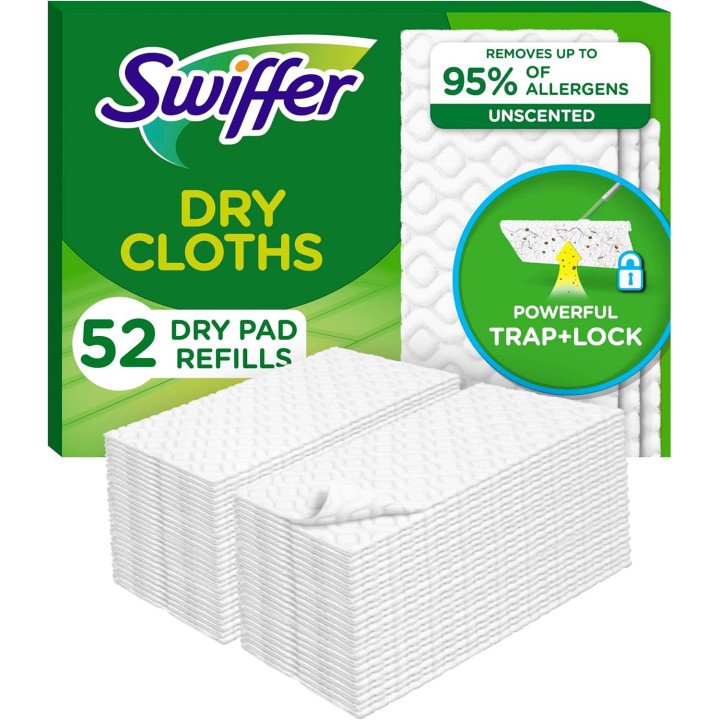 Swiffer Dry Floor Cloths – Fragrance-Free Cleaning Refill