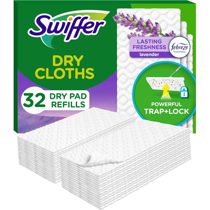Swiffer Dry Floor Cloths – Fragrance-Free Cleaning Refill