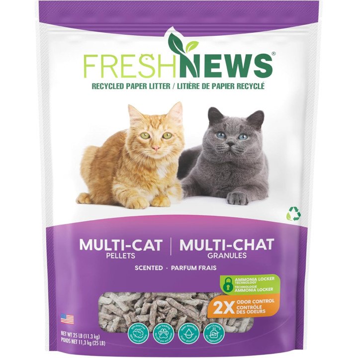 Fresh News Paper Cat Litter – Eco-Friendly & Odor-Resistant