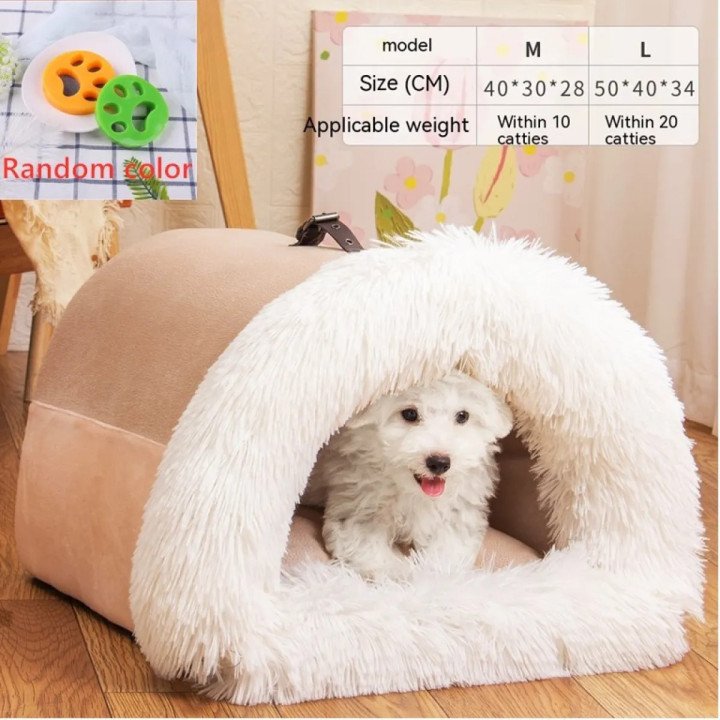 Portable Pet Nest  Autumn/Winter Comfort  Cozy & Insulating