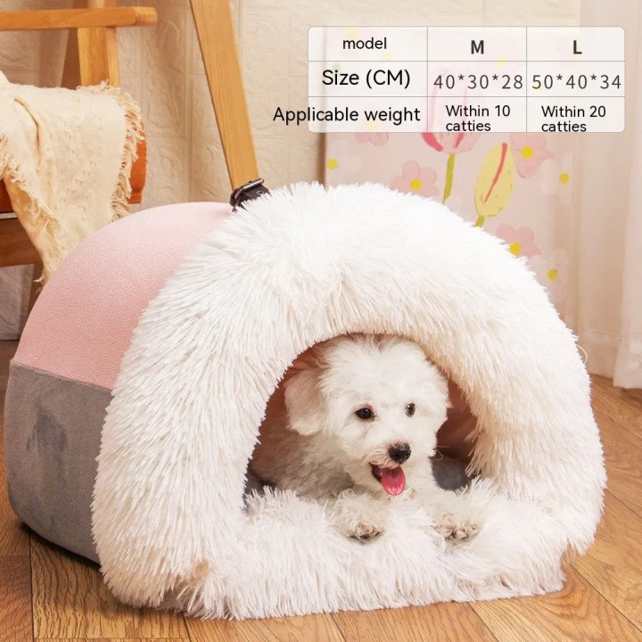 Portable Pet Nest  Autumn/Winter Comfort  Cozy & Insulating