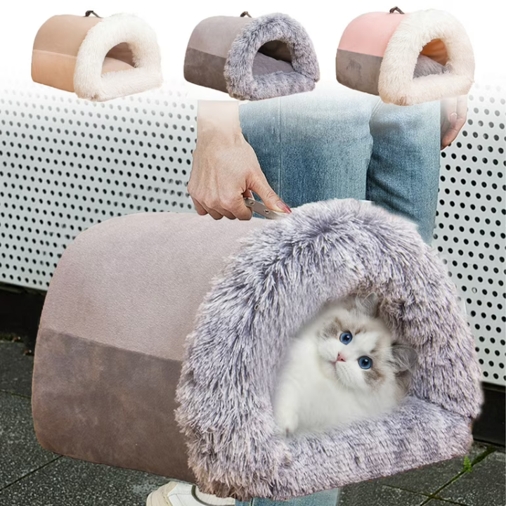 Portable Pet Nest  Autumn/Winter Comfort  Cozy & Insulating