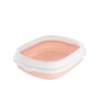 Bac à litière pour chat en plastique robuste