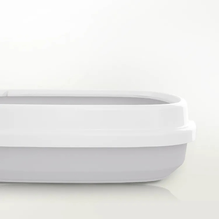 Bac à litière pour chat en plastique robuste