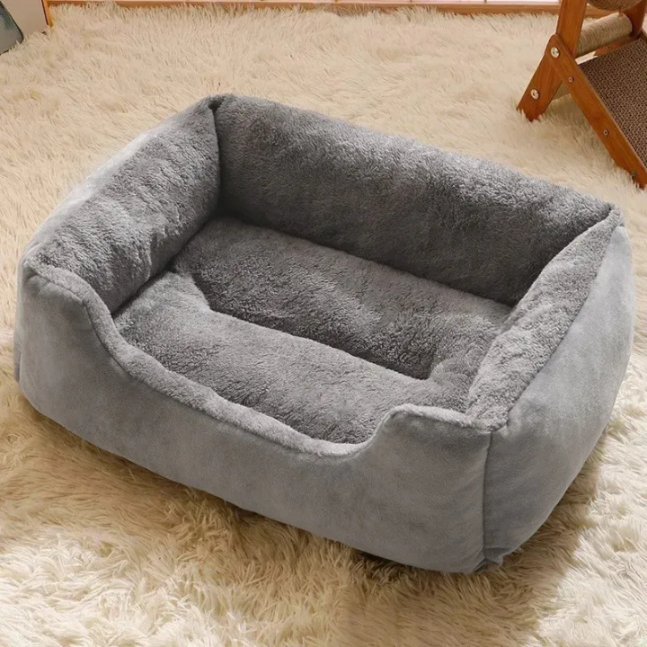 Lit confortable pour chat en peluche douce