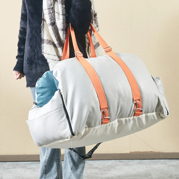 Sac animal imperméable simili cuir | Sacoche / Siège de sécurité pour petits animaux