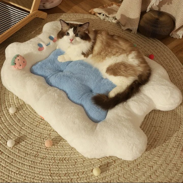 Winter Warm Cat Bed | Universal 4 Seasons Cushion | Cozy Cat Sleeping Pad