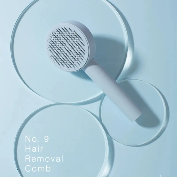 Brosse Aiguille Auto-Nettoyante pour Animaux | Peigne et Massage Chien Chat