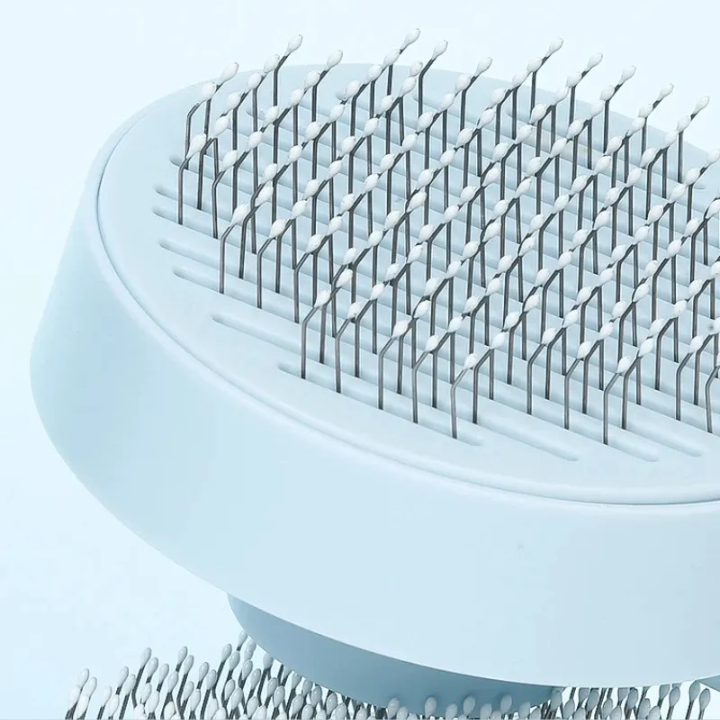 Brosse Aiguille Auto-Nettoyante pour Animaux | Peigne et Massage Chien Chat