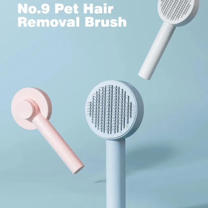 Brosse Aiguille Auto-Nettoyante pour Animaux | Peigne et Massage Chien Chat