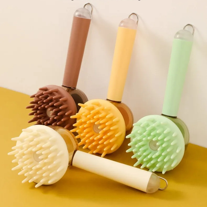 Brosse Bain 3‑en‑1 pour Animaux | Douche, Massage & Démêlage