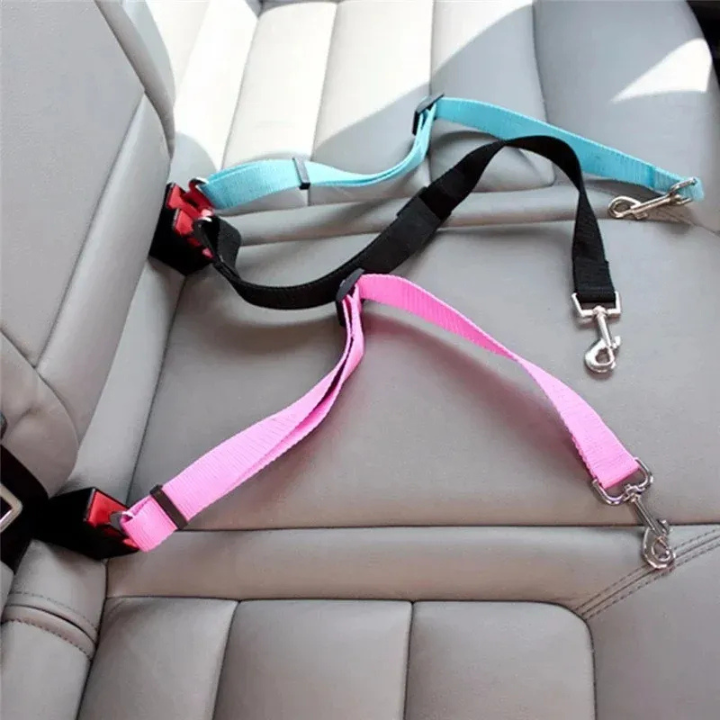 Ceinture Sécurité Animaux Réglable | Harnais Voiture pour Chien & Chat