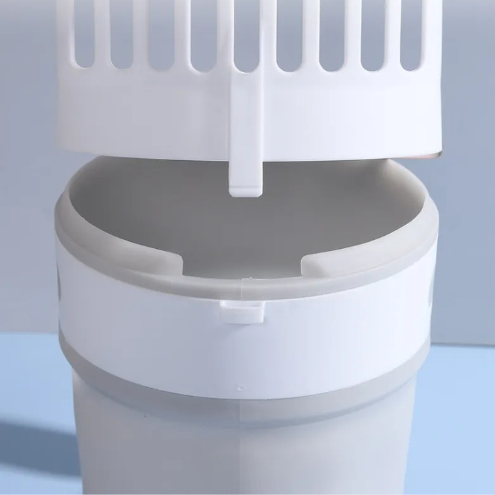 Pelle Tampon Litière Chat 2-en-1 | Nettoyeur Auto-Nettoyant avec Sacs