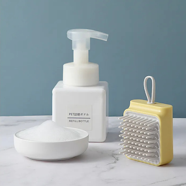 Brosse de Bain Multifonctionnelle pour Animaux | Massage & Démêlage