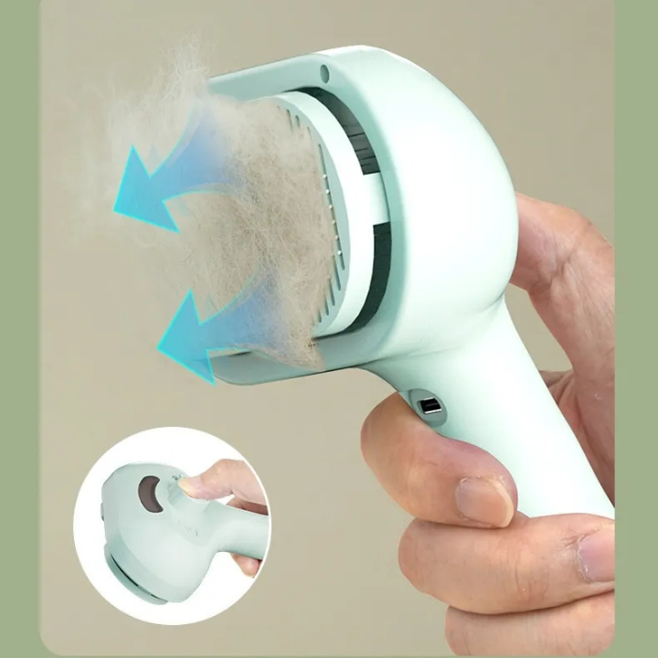 Make grooming your pet easy with our spray comb. Gently detangles, hydrates, and removes loose hair.