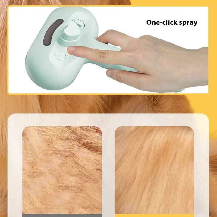 Make grooming your pet easy with our spray comb. Gently detangles, hydrates, and removes loose hair.