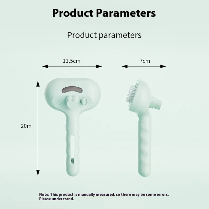 Make grooming your pet easy with our spray comb. Gently detangles, hydrates, and removes loose hair.