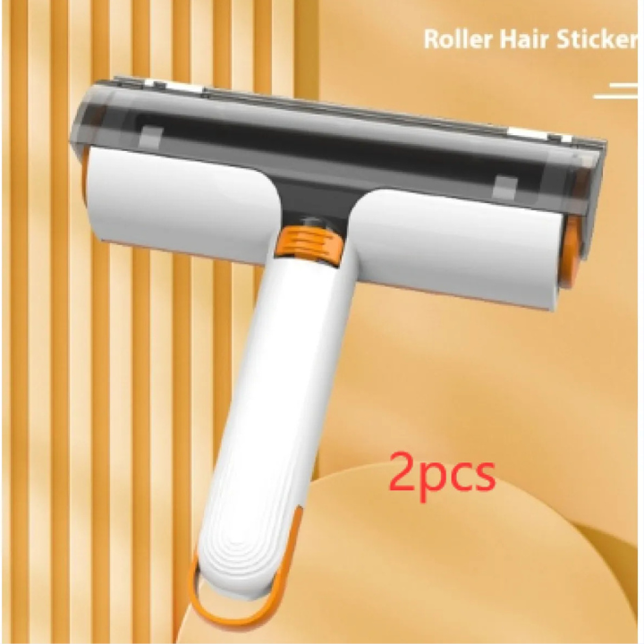 Rouleau Anti-Poils d'Animaux 2 en 1 – Brosse Portable et Lavable