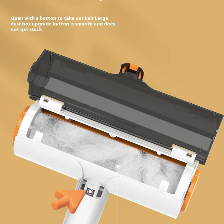 Rouleau Anti-Poils d'Animaux 2 en 1 – Brosse Portable et Lavable