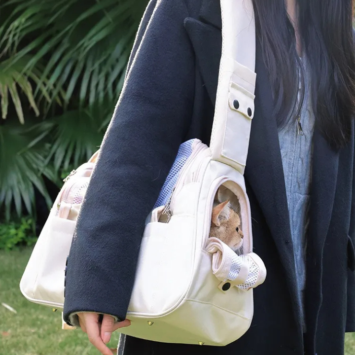 Sac à Dos pour Chat à Grande Capacité – Confort et Sécurité