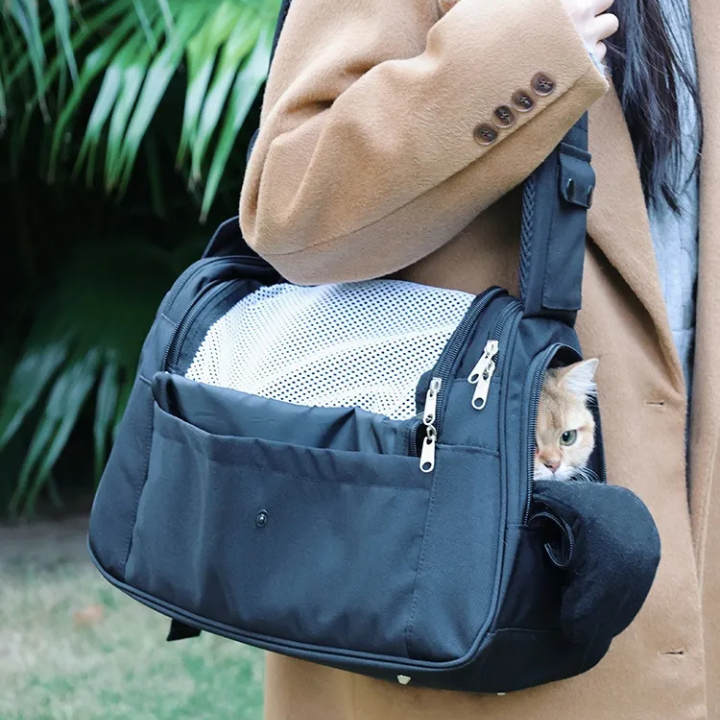 Sac à Dos pour Chat à Grande Capacité – Confort et Sécurité