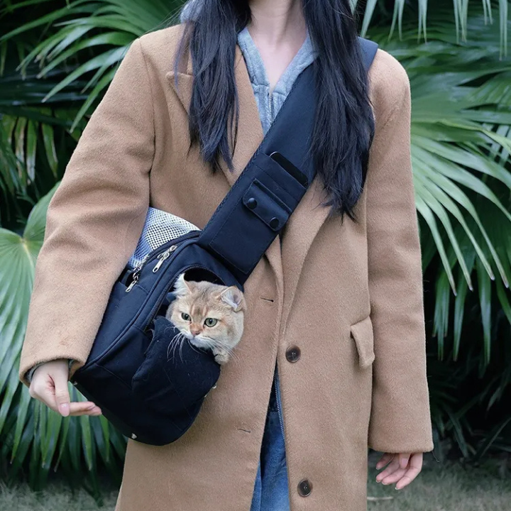 Sac à Dos pour Chat à Grande Capacité – Confort et Sécurité
