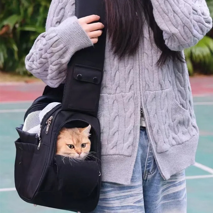 Sac à Dos pour Chat à Grande Capacité – Confort et Sécurité