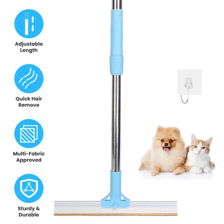 Telescopic Pet Hair Rake | Clean Sofa, Carpet and Clothes