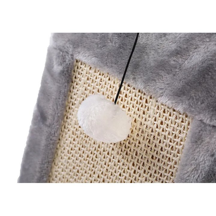Jouet Griffoir Triangle Sisal pour Chat – Accessoire Naturel et Élégant