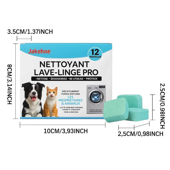 Washing Machine Cleaning Capsules | Anti-Residue & Hygiene