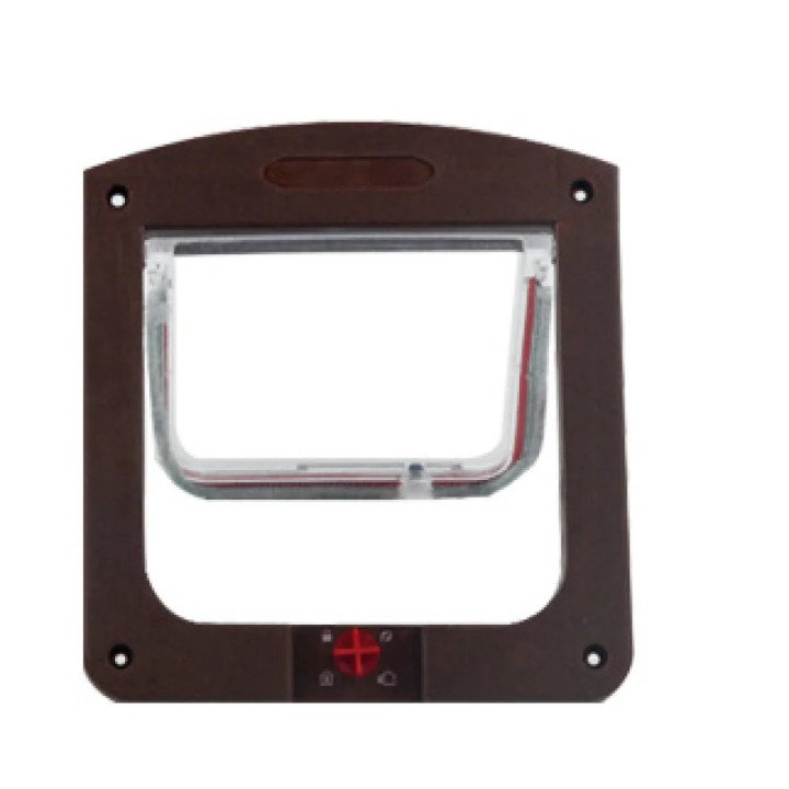 Porte 2‑voies Contrôlable pour Animaux | Entrée et Sortie Libre