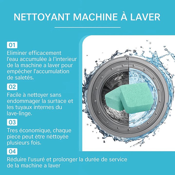 Washing Machine Cleaning Capsules | Anti-Residue & Hygiene