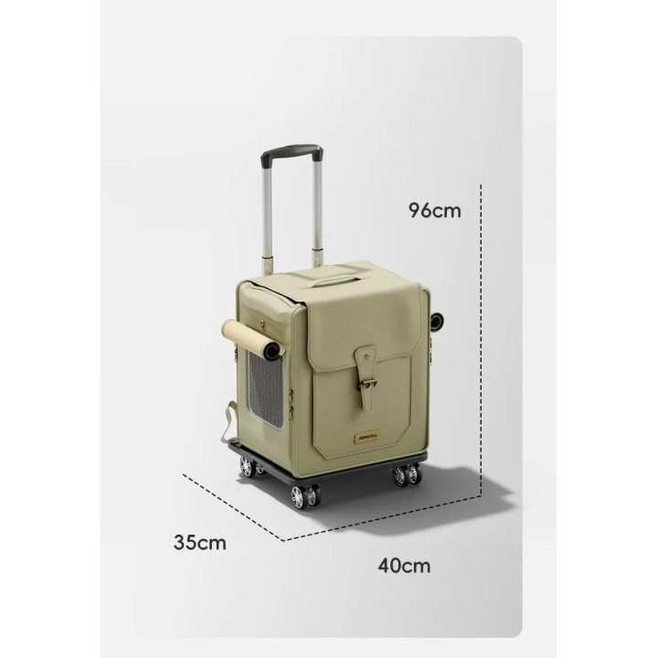 Sac Chariot Pliable pour Chat – Grande Capacité et Respirant