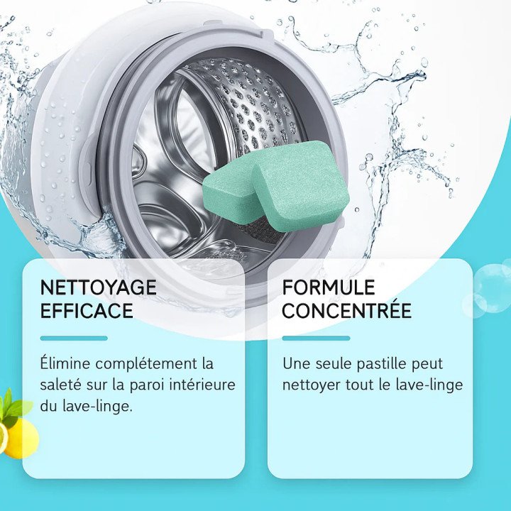 Washing Machine Cleaning Capsules | Anti-Residue & Hygiene