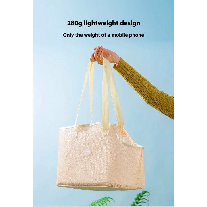 Sac Bandoulière Respirant Chat | Transport Confortable et Ventilé