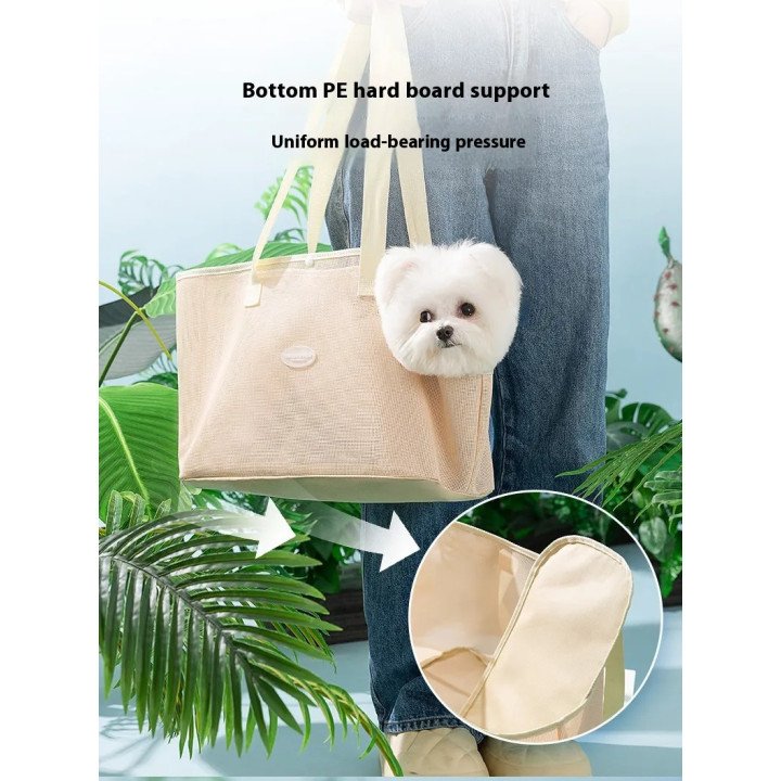 Sac Bandoulière Respirant Chat | Transport Confortable et Ventilé