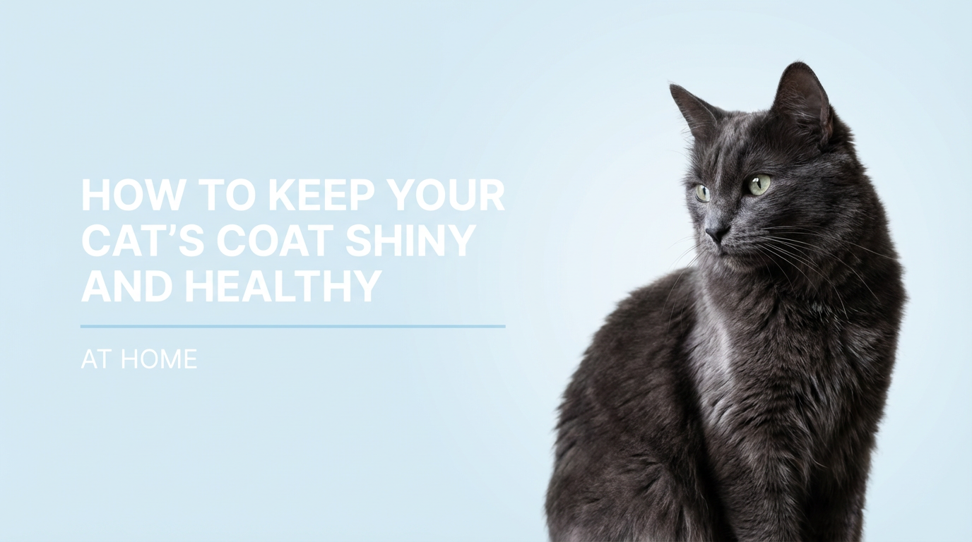 How to Keep Your Cat’s Coat Shiny and Healthy at Home